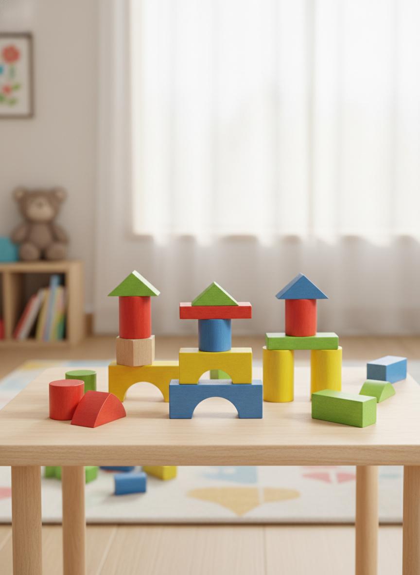 Colorful Building Blocks Set
