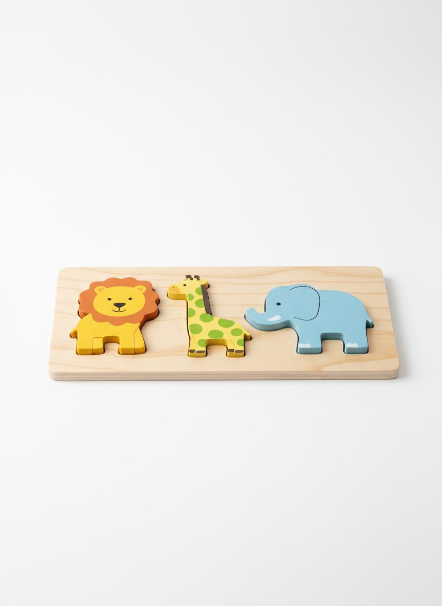 Wooden Animal Puzzle Set